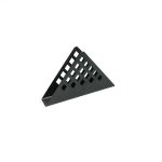 A black triangular leaf