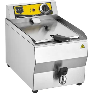 مقلاة ريمتا الكهربائية 8 لتر مع حنفية تصريف الزيت