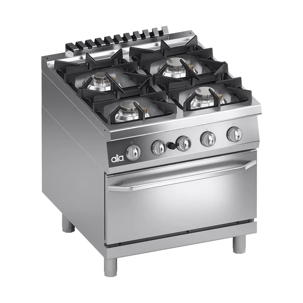 بوتجاز غاز صناعي 4 شعلة مع فرن غاز – بيرفورمانس لاين