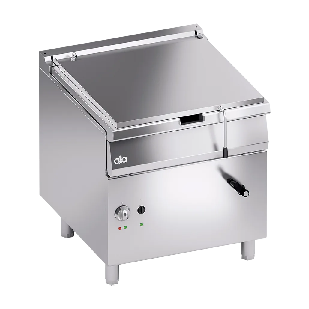 K4EBRP10MA.webp تلتنج بان كهرباء صناعية (Electric tilting Bratt Pan) يدوية سعة 80 لتر من ATA