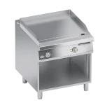 جريل غاز 90 سم سادة على قاعدة سفلية مفتوحة (Gas Griddle – Smooth Plate) من ATA